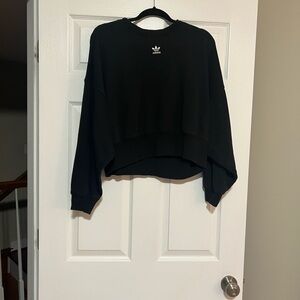 Adidas Women's Black Logo Sweatshirt